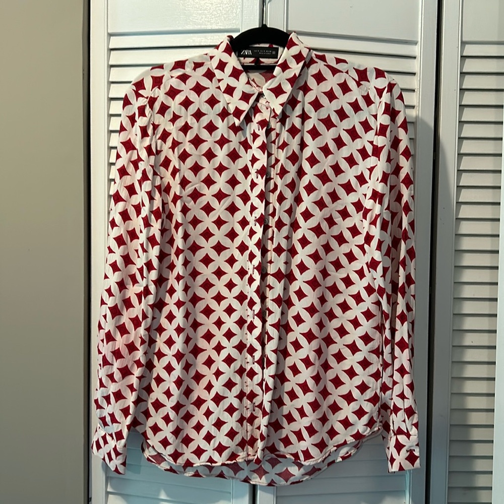 Zara Flowy Printed Shirt | Multi coloured